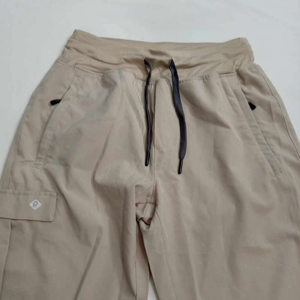 RlaGed Pants Capri Activewear Stretch UPF 50 Zippered Pockets Drawstring Small - Picture 3 of 16